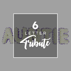 There is something deeply tender and affirming in this six-letter tribute, with each letter formed by a dense drift of pristine white chrysanthemums. The structure is solid, precise, and unified; every letter is outlined by a crisp band of purple ribbon, adding a dignified twist to the snowy field of blooms. The petals feel velvety and cool to the touch, and the arrangement radiates quiet respect. Bathed in soft, even light, it invites a moment of pause and memory, a gentle reminder that love endures beyond loss.

Centered in the display, a square white frame carries the message. Within, a large 6 leads into LETTER in a clean sans-serif, and beneath that, Tribute flows in an elegant script. The typography reads as a clear, personal statement-a six-letter memorial designed to honour a cherished Auntie, without frills, only heartfelt meaning.

As a Queensbury florist, I understand how tributes like these help families hold memories close. This piece is crafted for funeral homes, wakes, or home altars and is available for delivery across Queensbury and the surrounding streets, often with same-day service for last-minute needs. The fragrance is subtle, the texture of the blooms inviting a careful touch, and the overall mood one of solace and respect that soothes during difficult times.